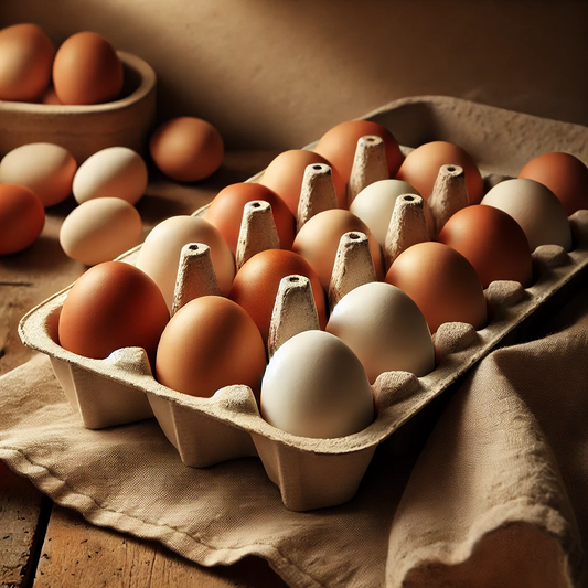 Dozen Free-Range Organic Farm Eggs